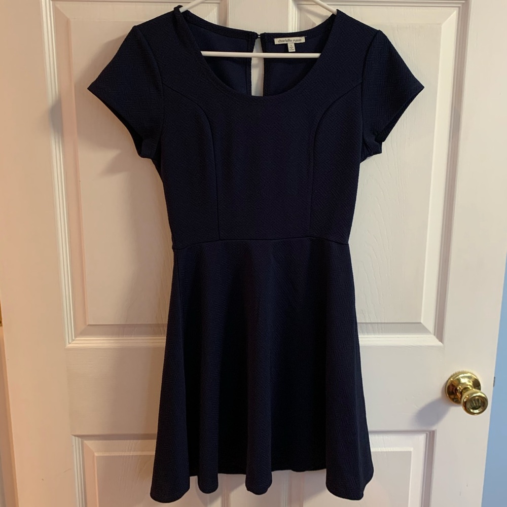 Navy blue dress